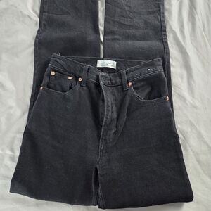 Abercrombie & Fitch Black High-Rise Jeans